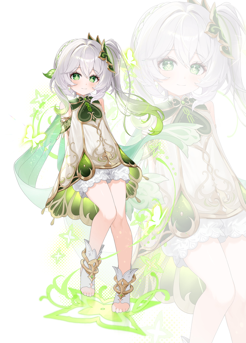 This is a pixiv picture whose title is Happy Birthday Nahida💚.