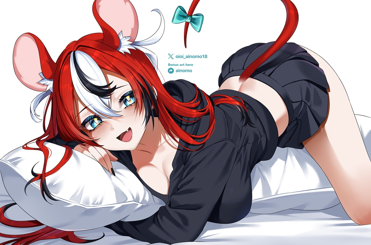 This is a pixiv picture whose title is Hakos Baelz.