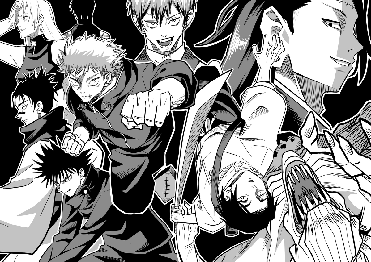 This is a pixiv picture whose title is 死滅回遊.