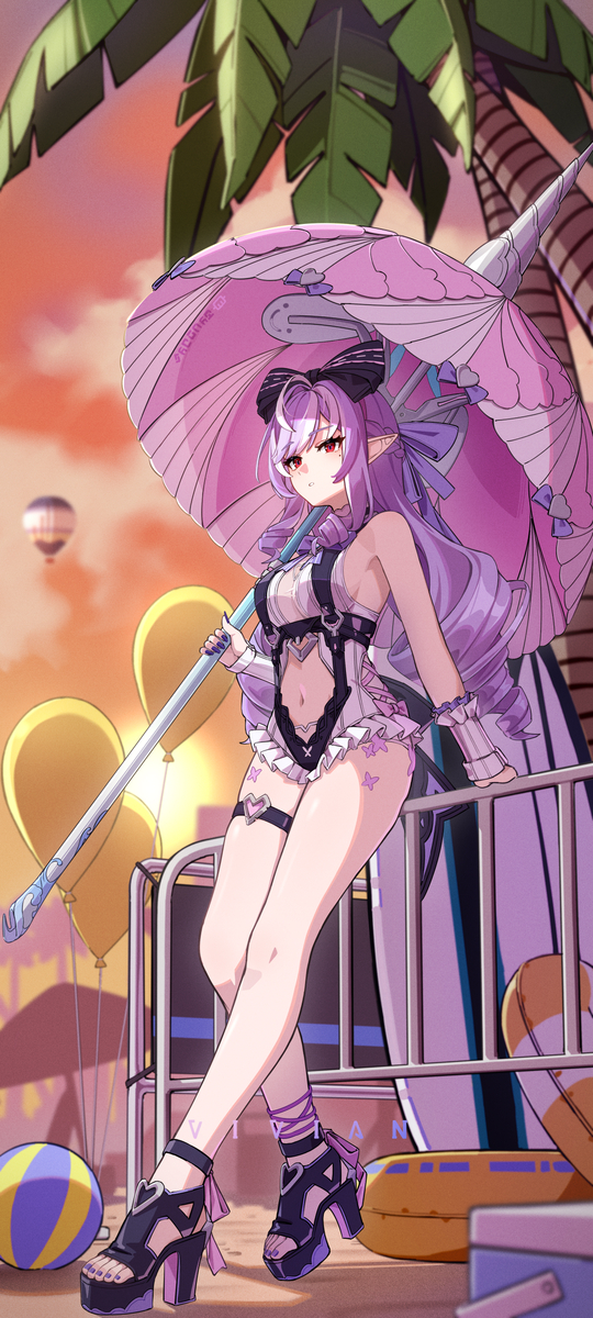 This is a pixiv picture whose title is 等待与你相遇的薇薇安.