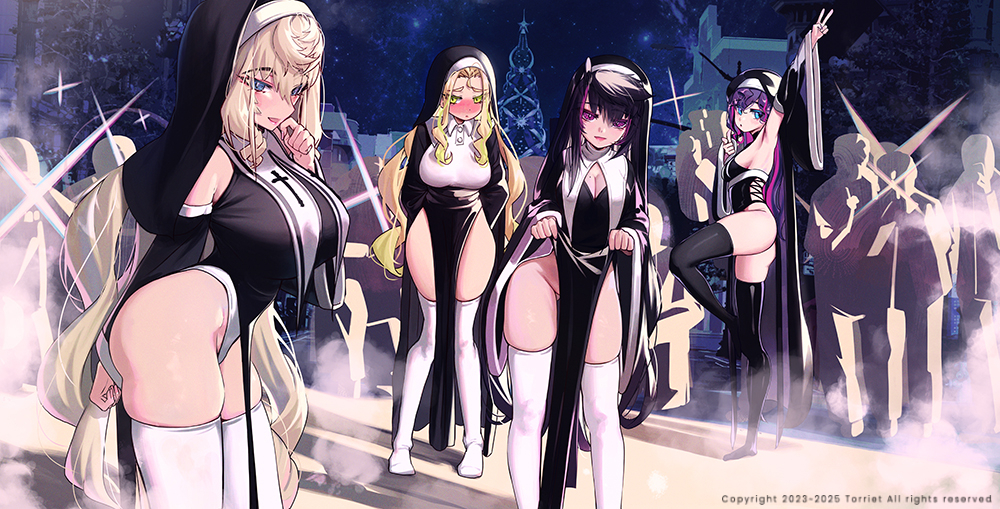 This is a pixiv picture whose title is シスター.