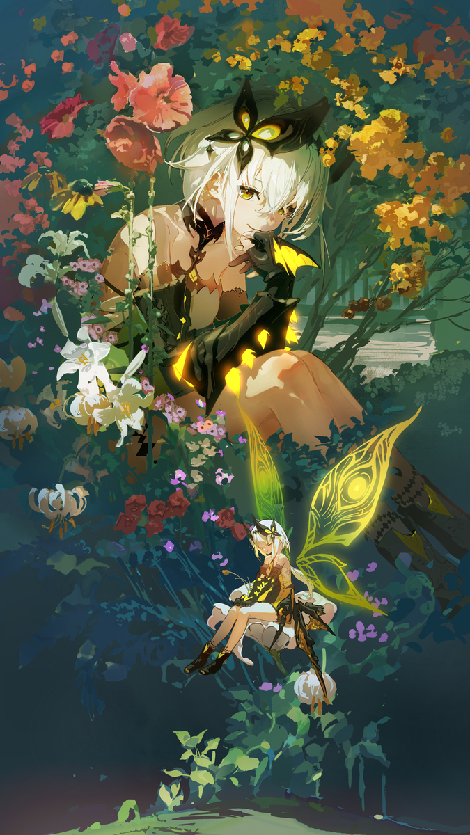 This is a pixiv picture whose title is 光照进来的地方.