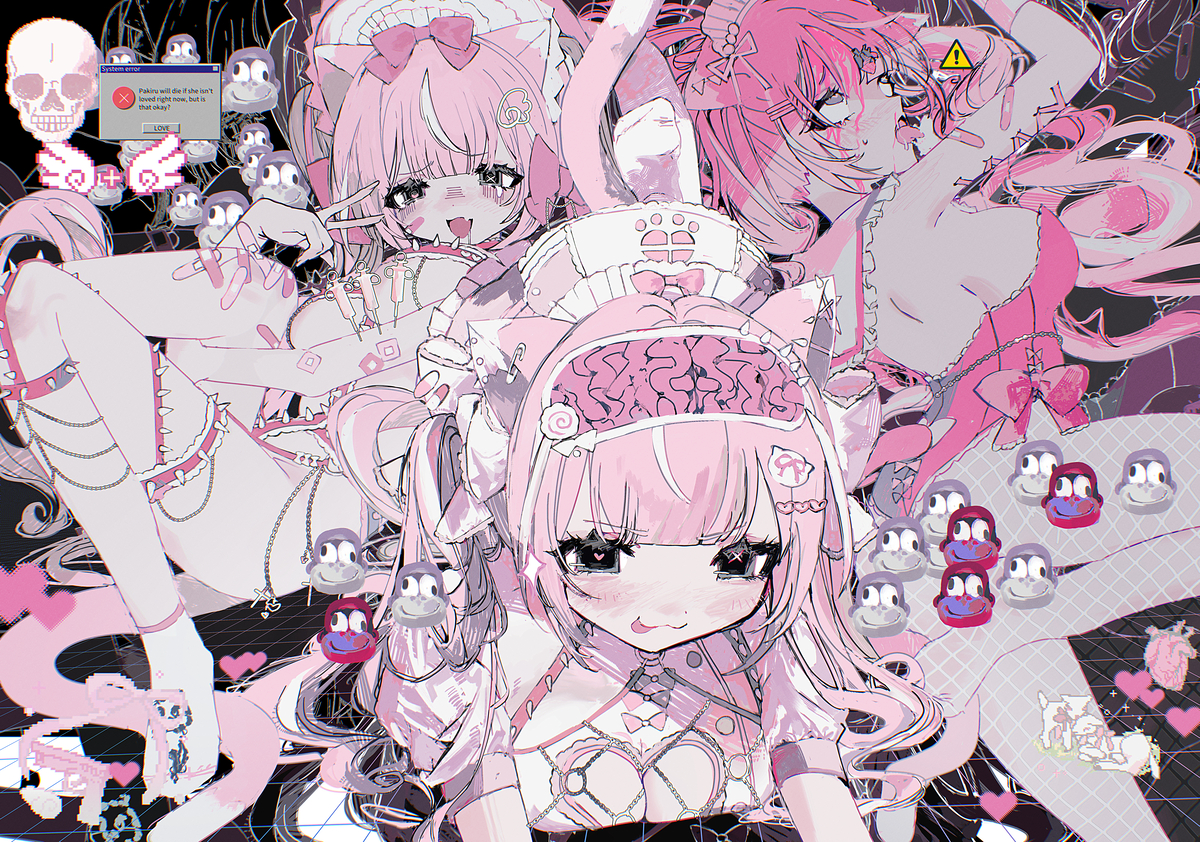 This is a pixiv picture whose title is PAKIRU!!♡.