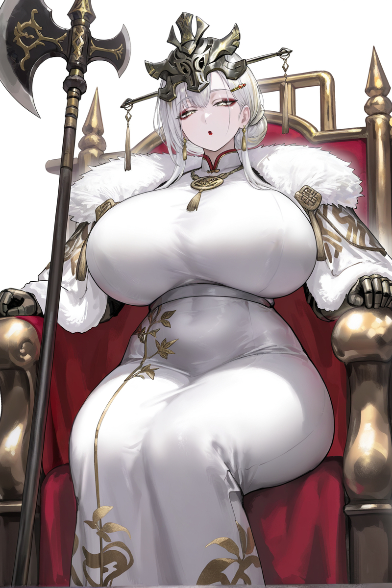 This is a pixiv picture whose title is 她能席卷八荒 使四海俯首 诸侯宾服 凭什么唯独征服不了你？.