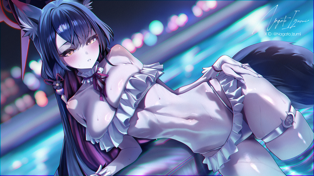 This is a pixiv picture whose title is ワカモ.