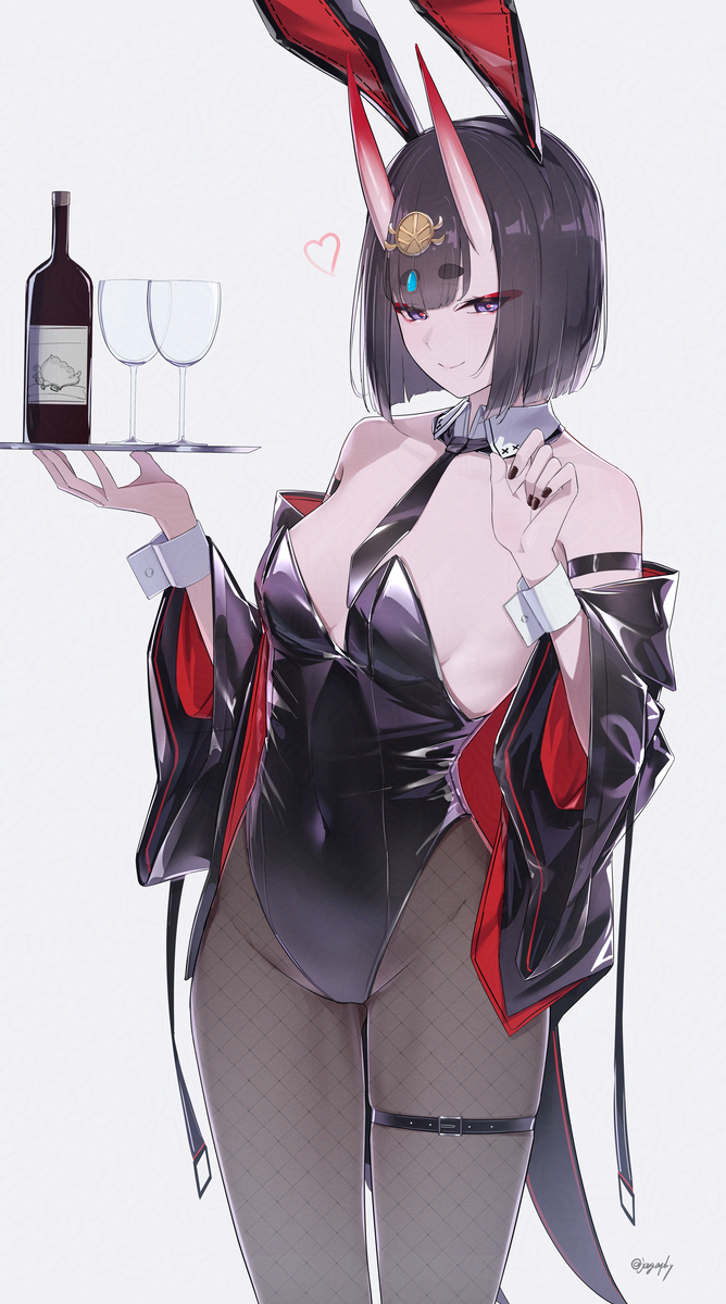 This is a pixiv picture whose title is バニー酒吞ちゃ🐰.