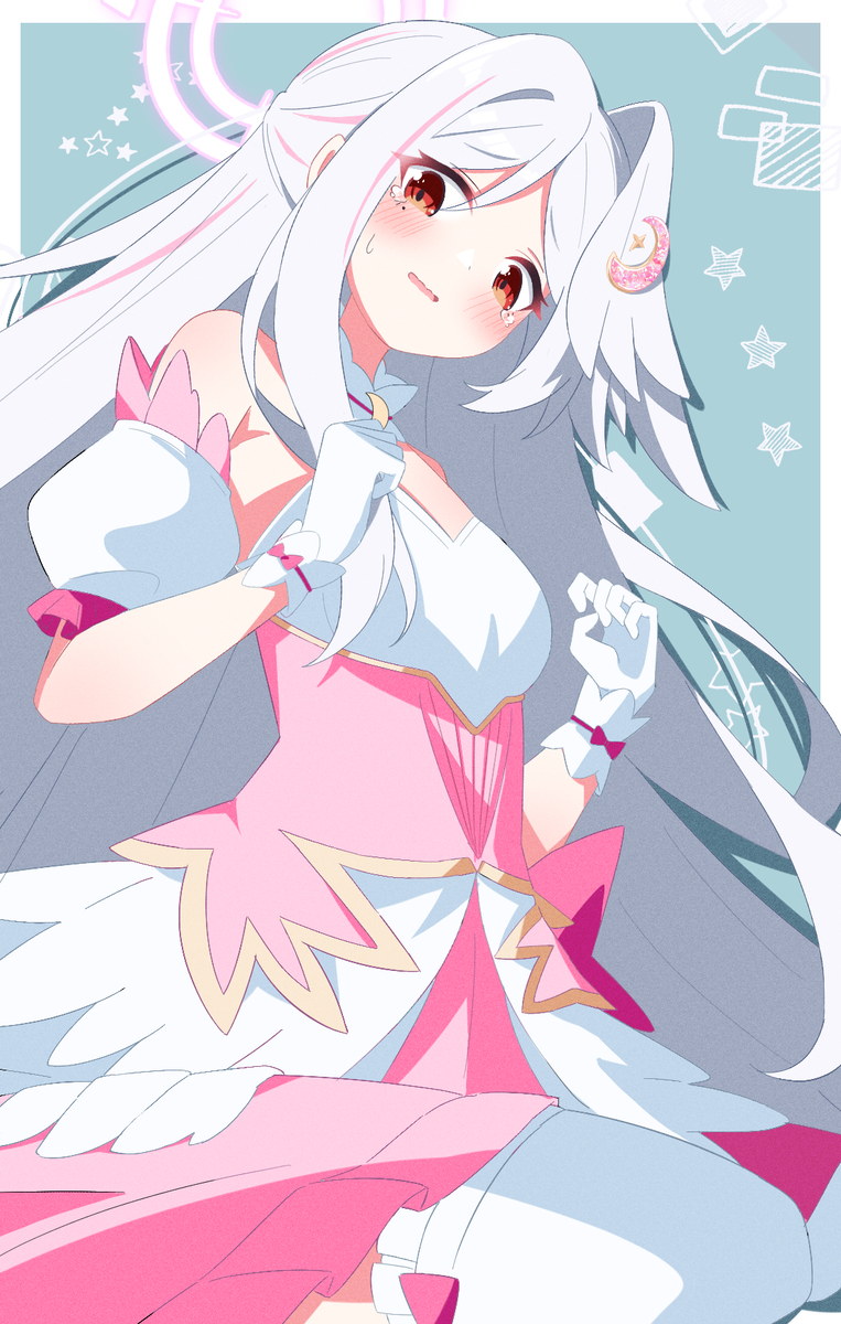 This is a pixiv picture whose title is テルミットホワイト…！うぅ…！恥ずかしい…！.