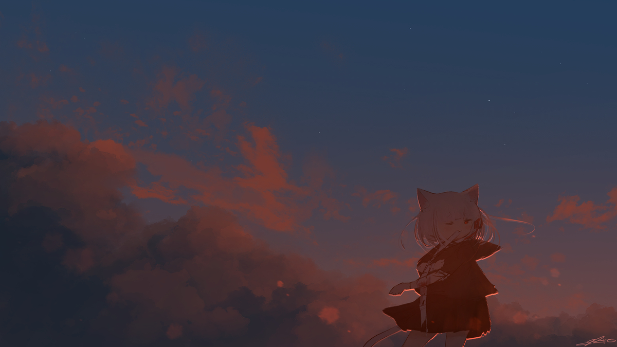 This is a pixiv picture whose title is ''The Final Moment.''.