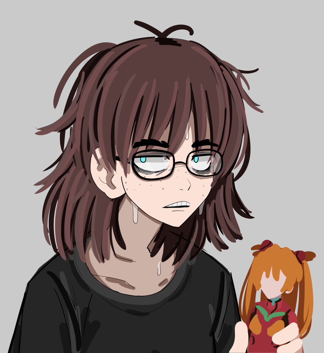 This is a pixiv picture whose title is neet girl.