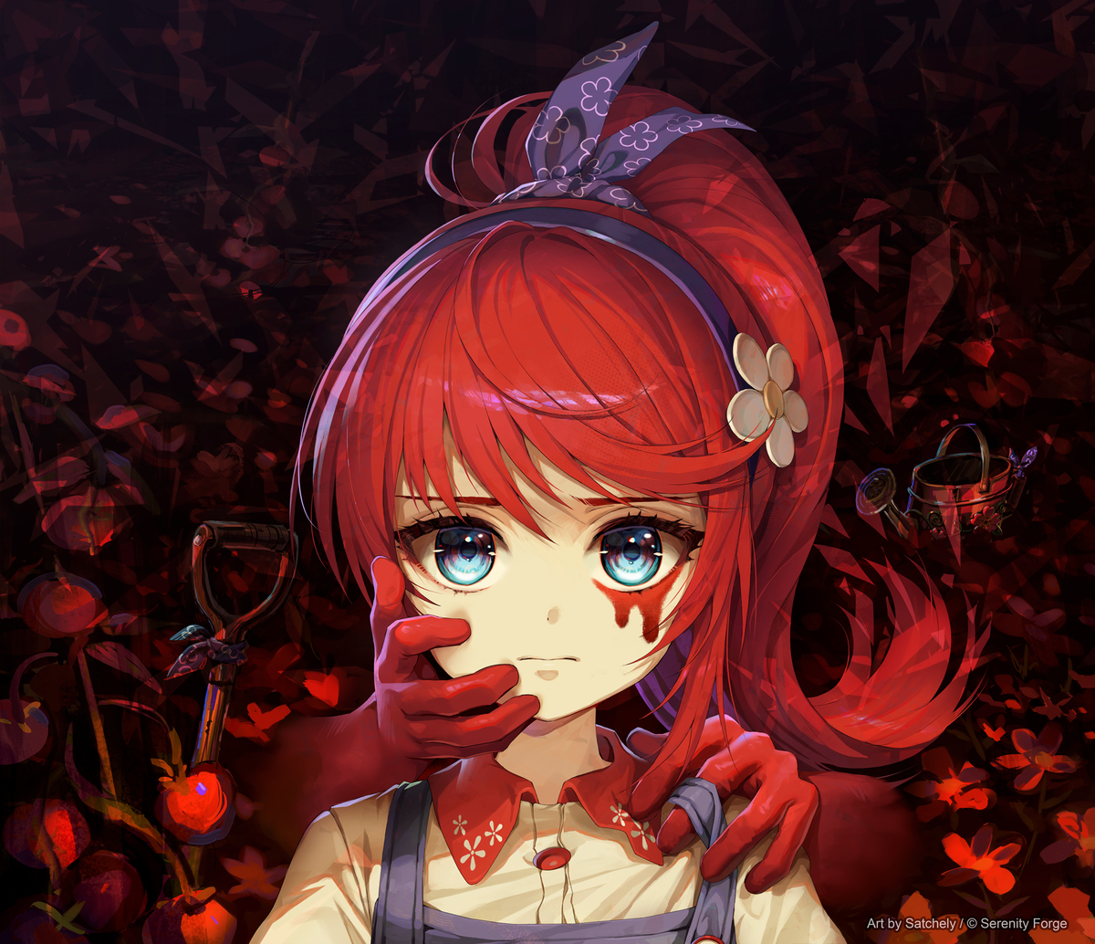 This is a pixiv picture whose title is Fractured Blooms.