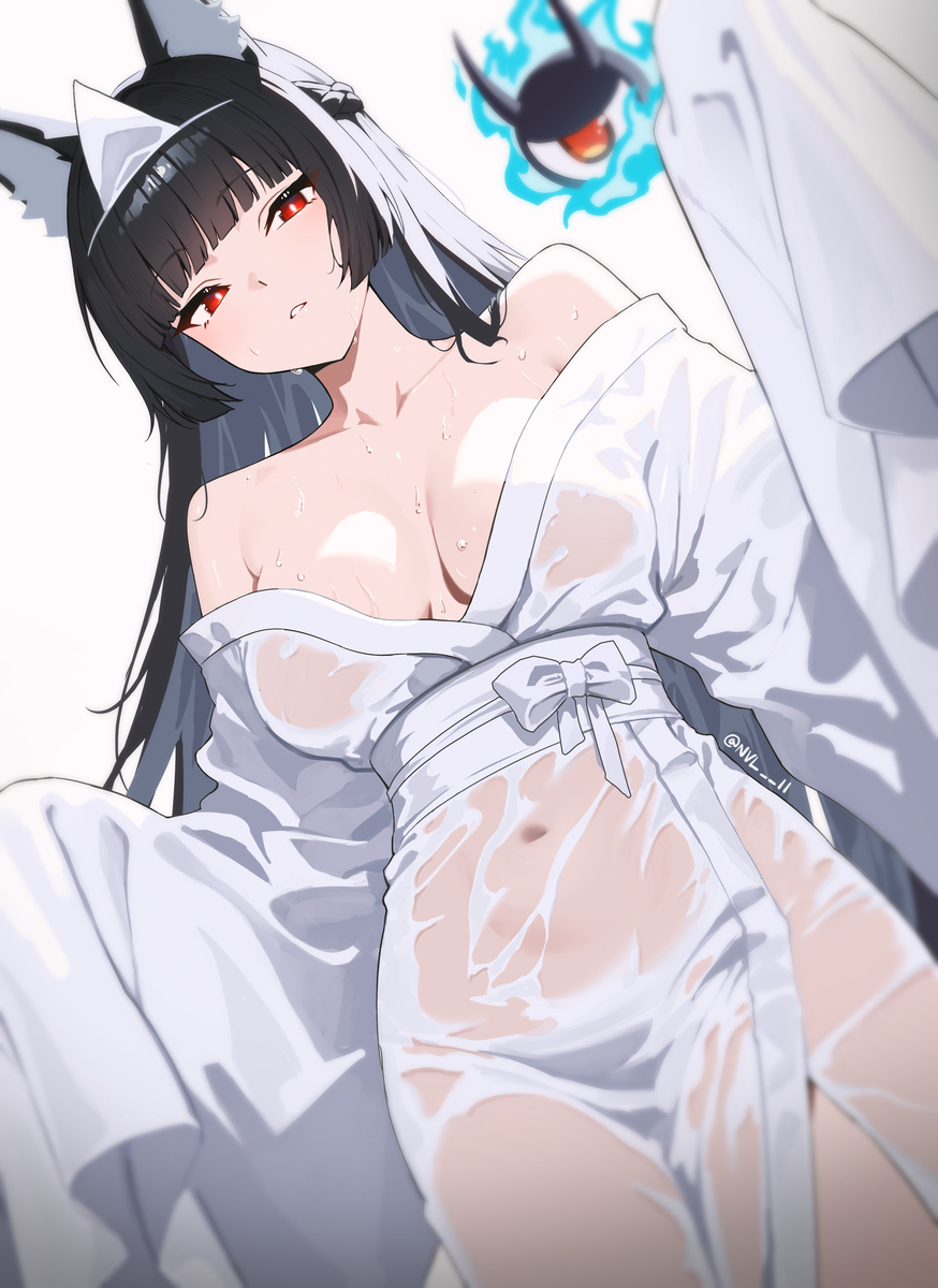 This is a pixiv picture whose title is Miyabi.