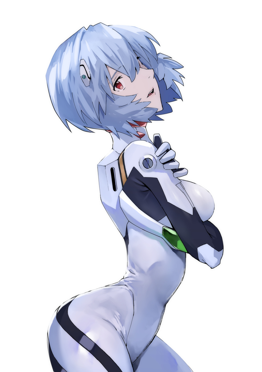 This is a pixiv picture whose title is 綾波レイ.