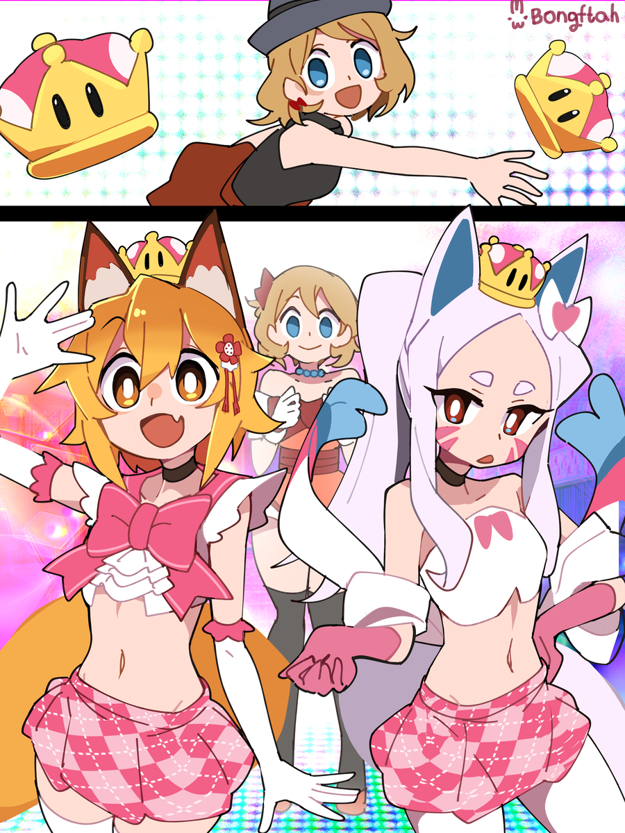 This is a pixiv picture whose title is トリプルクラウン.