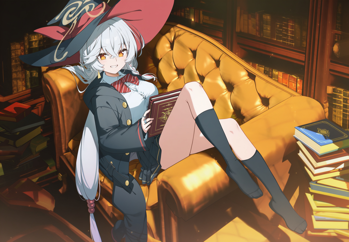 This is a pixiv picture whose title is 白尾エリ.