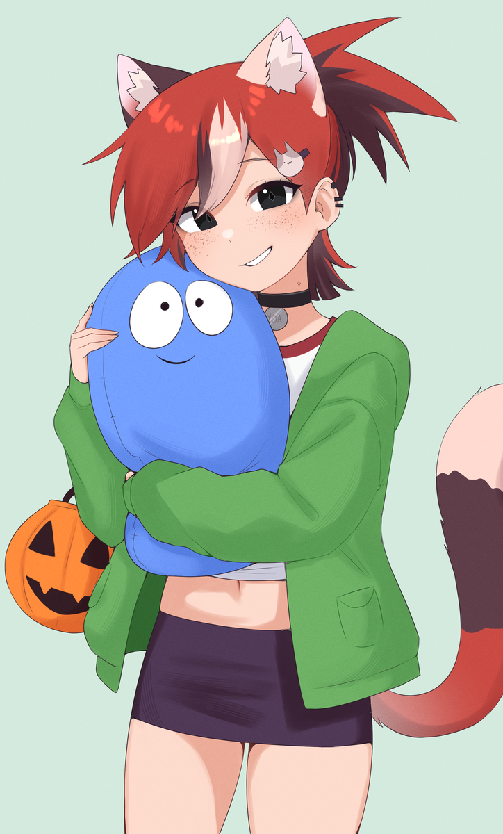 This is a pixiv picture whose title is ivys halloween costume.