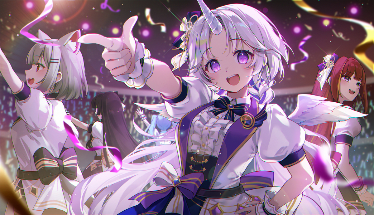 This is a pixiv picture whose title is Yuni&Universe.