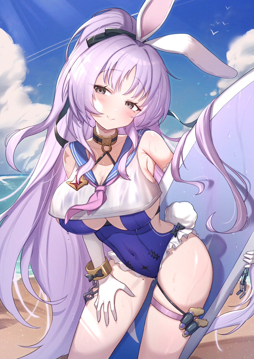 This is a pixiv picture whose title is 🐰シアちゃん🩵.