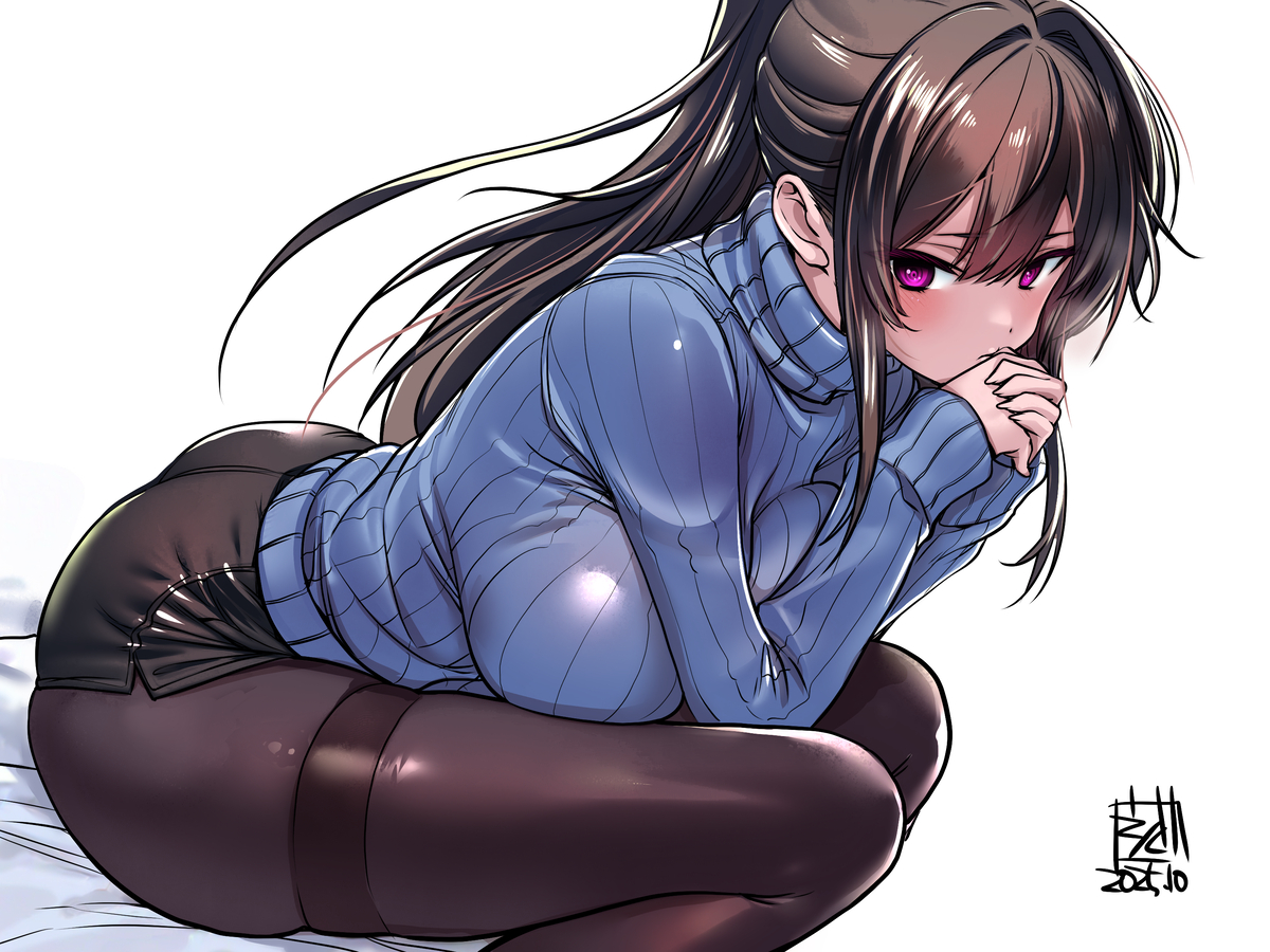 This is a pixiv picture whose title is SKEBでご依頼していただいた作品になります.