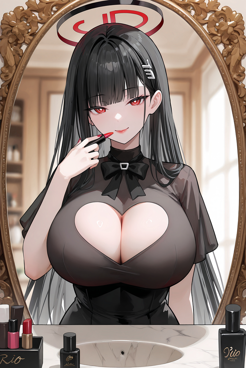 This is a pixiv picture whose title is 调月莉音.