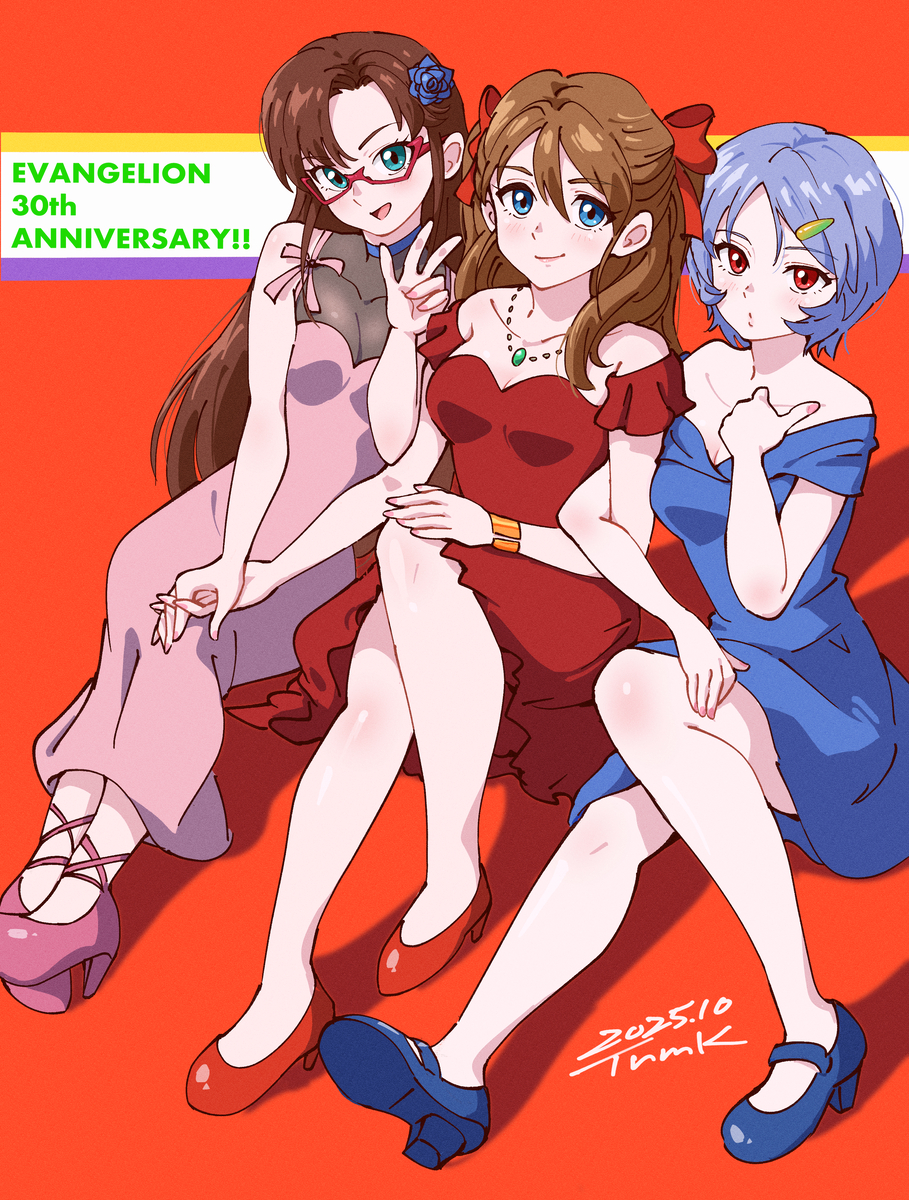 This is a pixiv picture whose title is エヴァ30周年おめでとうございます.
