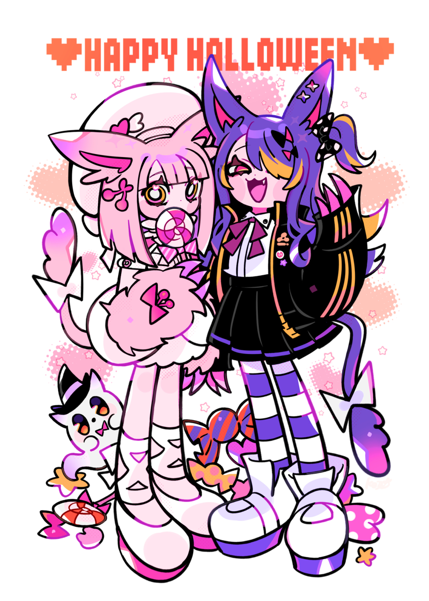 This is a pixiv picture whose title is はっぴぃはろうぃん🎵.