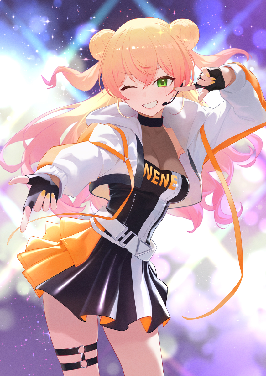 This is a pixiv picture whose title is nene synchronize.