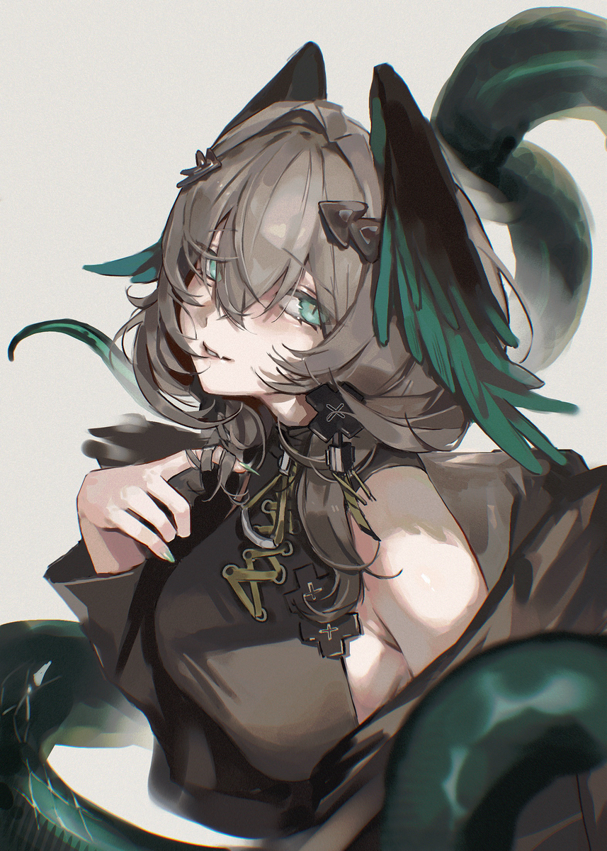 This is a pixiv picture whose title is 🐍.