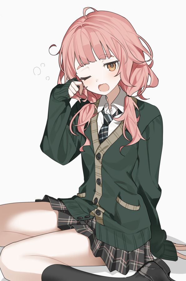 This is a pixiv picture whose title is ねむねむ.