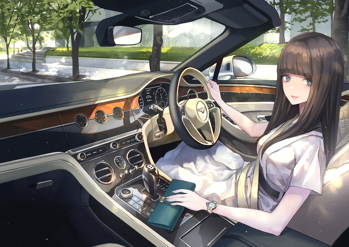 This is a pixiv picture whose title is 夏の午後.