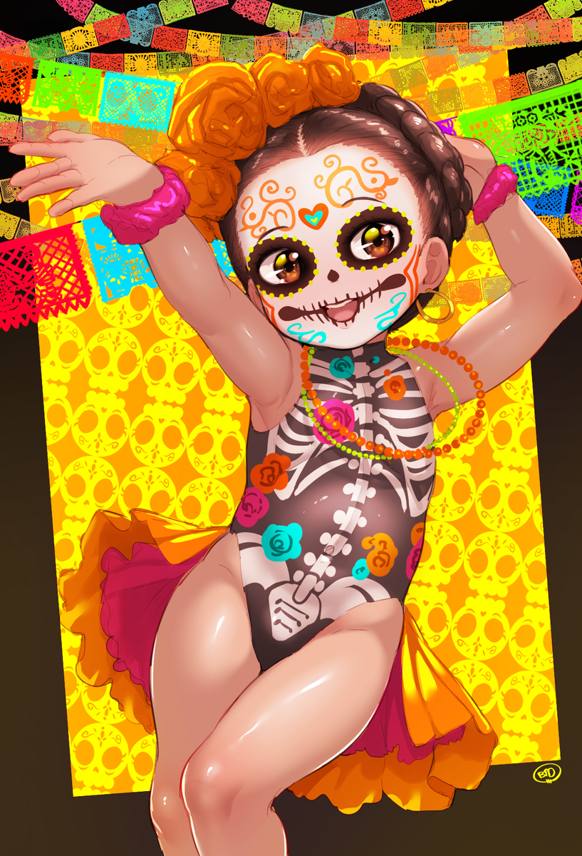 This is a pixiv picture whose title is FELIZ DIA DE MUERTOS.