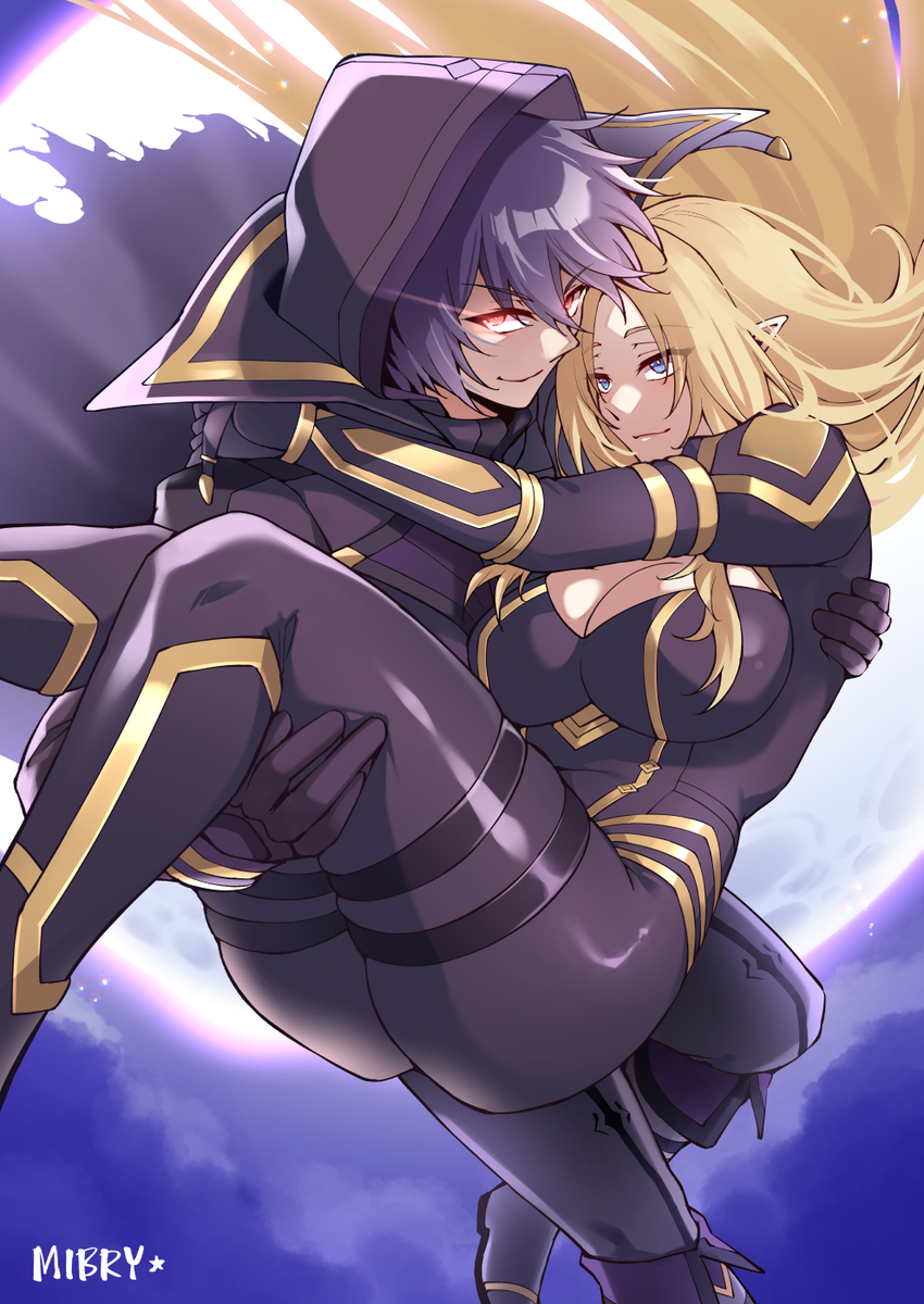 This is a pixiv picture whose title is 陰の双始者.