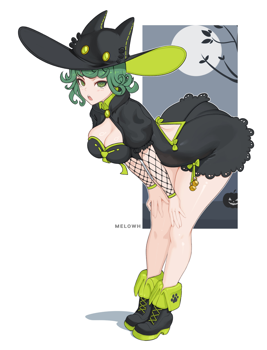 This is a pixiv picture whose title is Tatsumaki Witch.