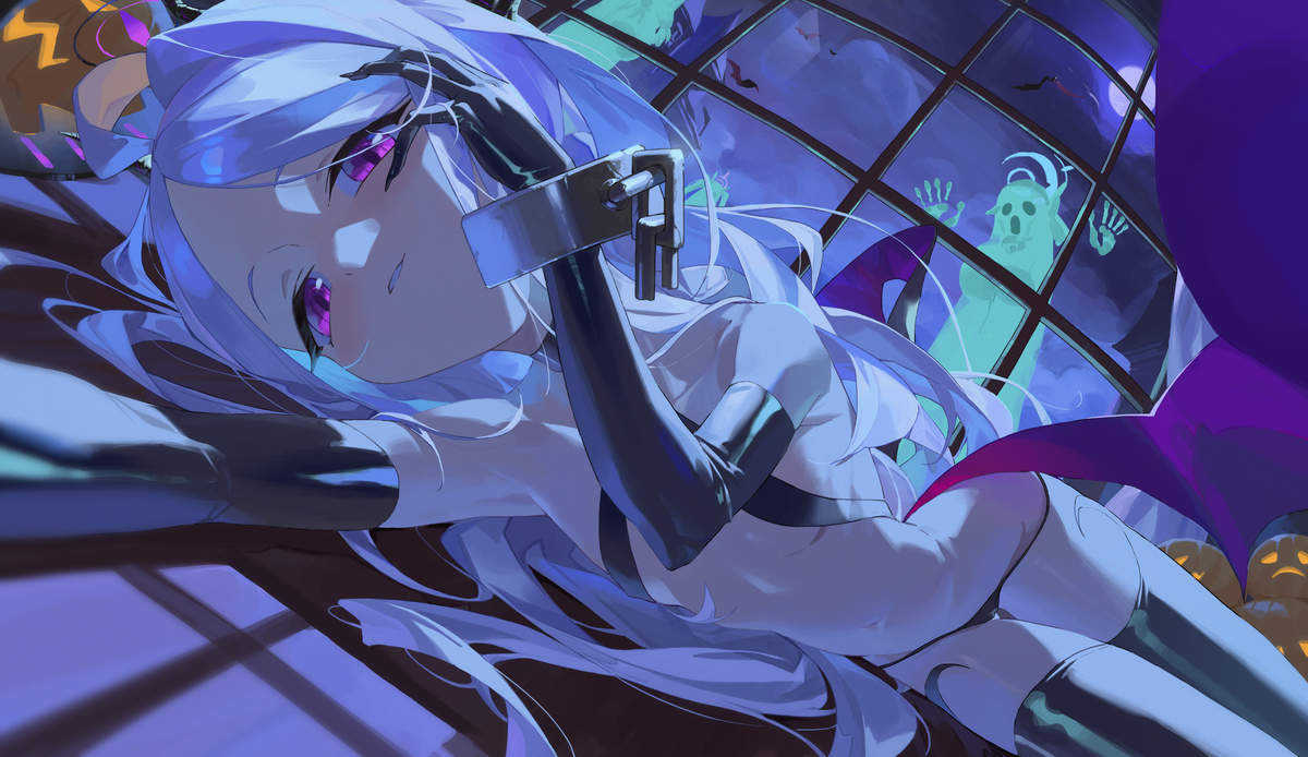 This is a pixiv picture whose title is ハロウィン.