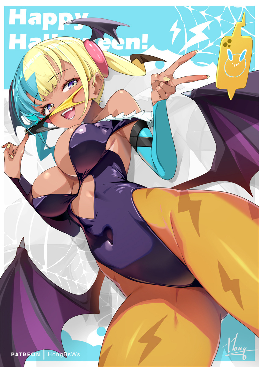 This is a pixiv picture whose title is Happy Halloween.