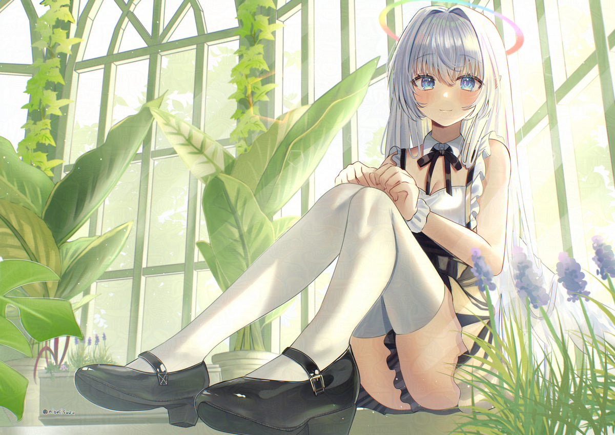 This is a pixiv picture whose title is 天使.