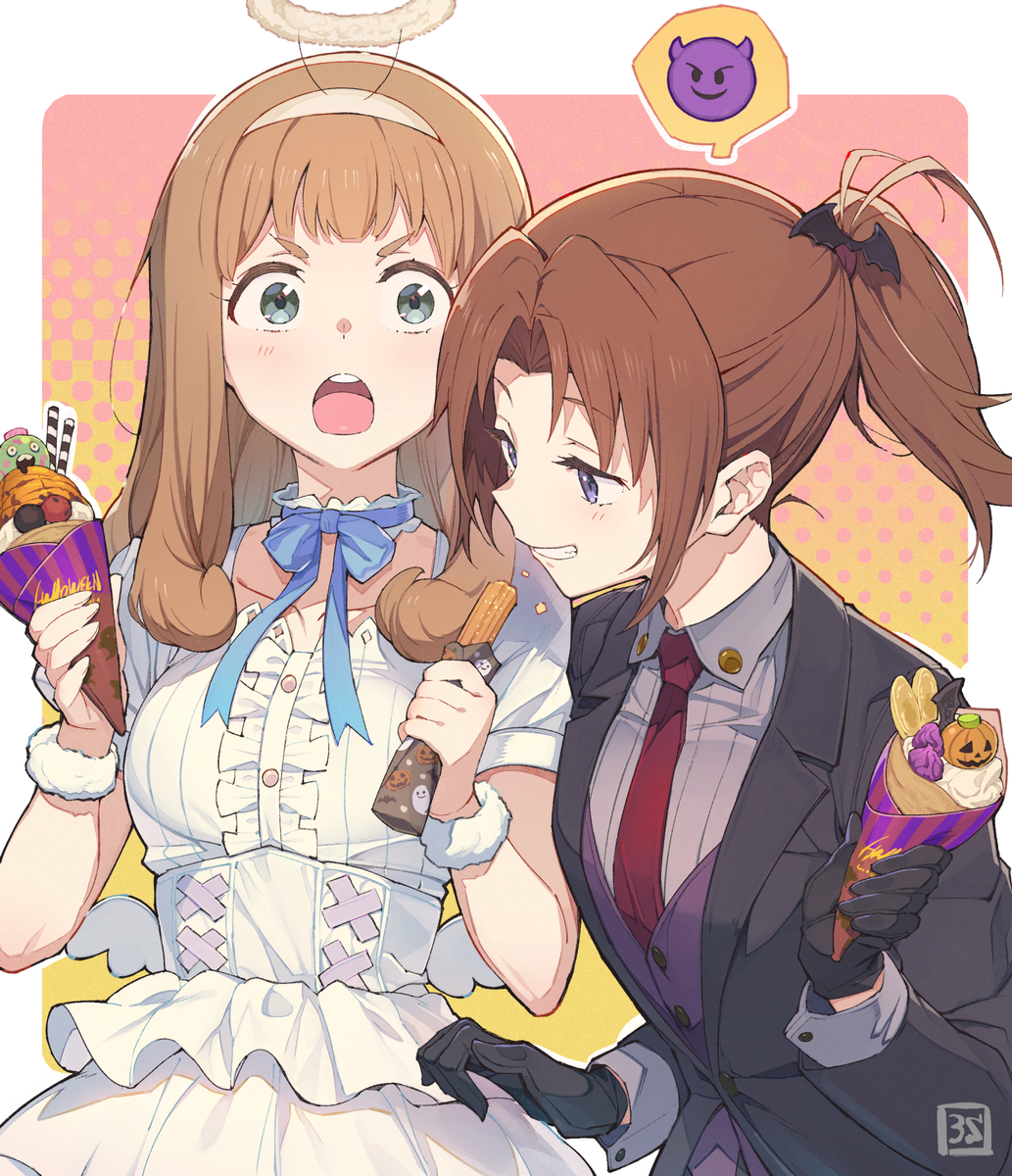 This is a pixiv picture whose title is なかよし川.