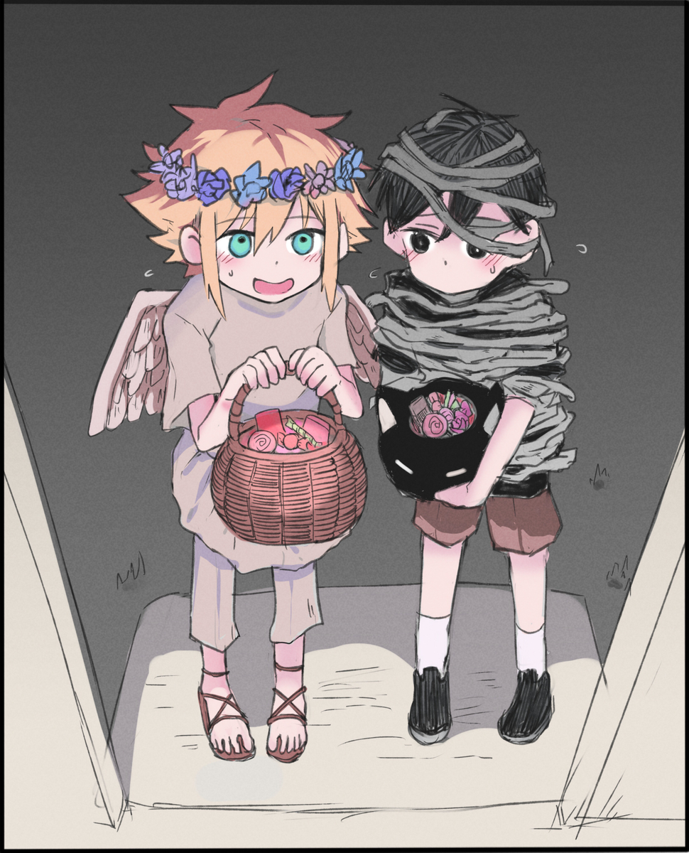 This is a pixiv picture whose title is トリック・オア・トリート.