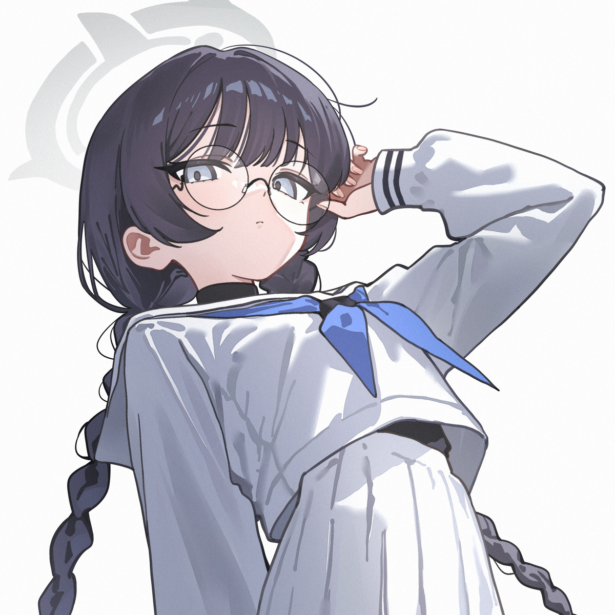 This is a pixiv picture whose title is ⬜️.