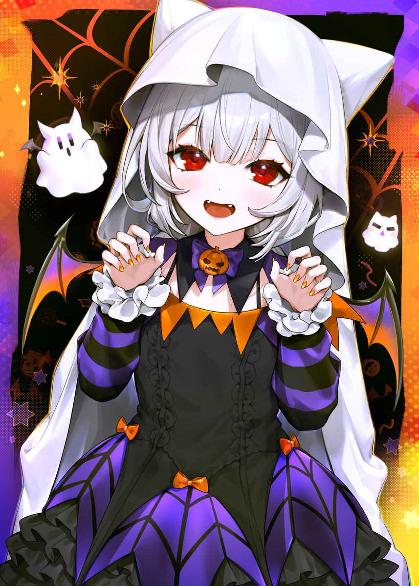 This is a pixiv picture whose title is 🎃ハロウィン🎃.