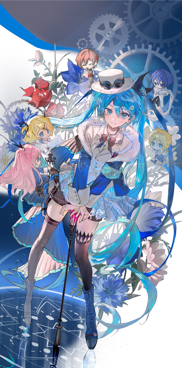 This is a pixiv picture whose title is magical mirai ⋆⭒˚.⋆.