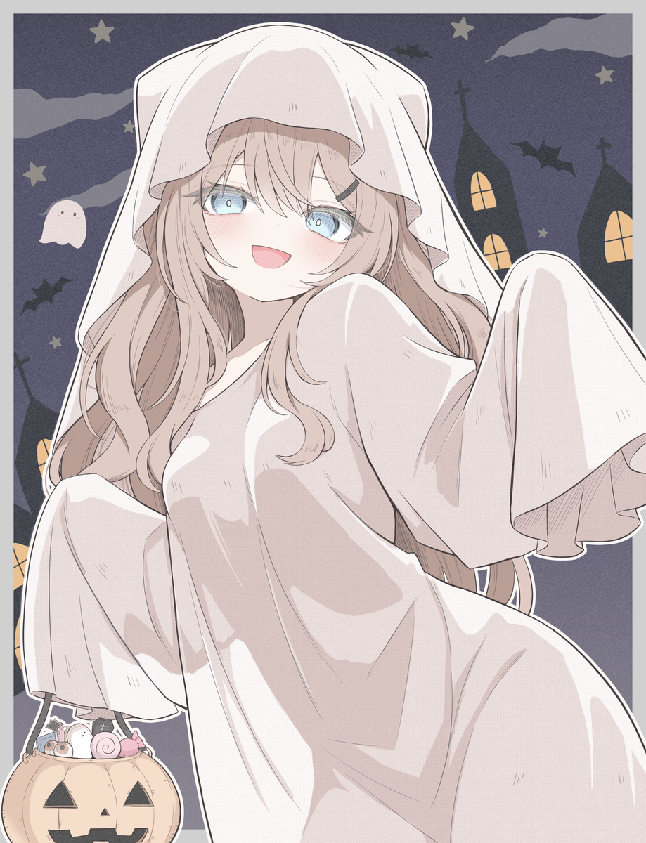 This is a pixiv picture whose title is 👻.