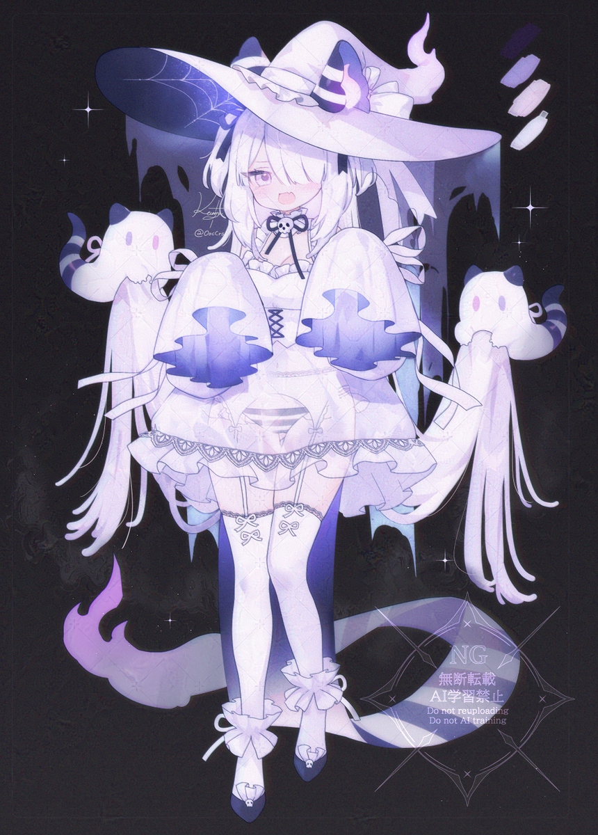 This is a pixiv picture whose title is happy halloween.