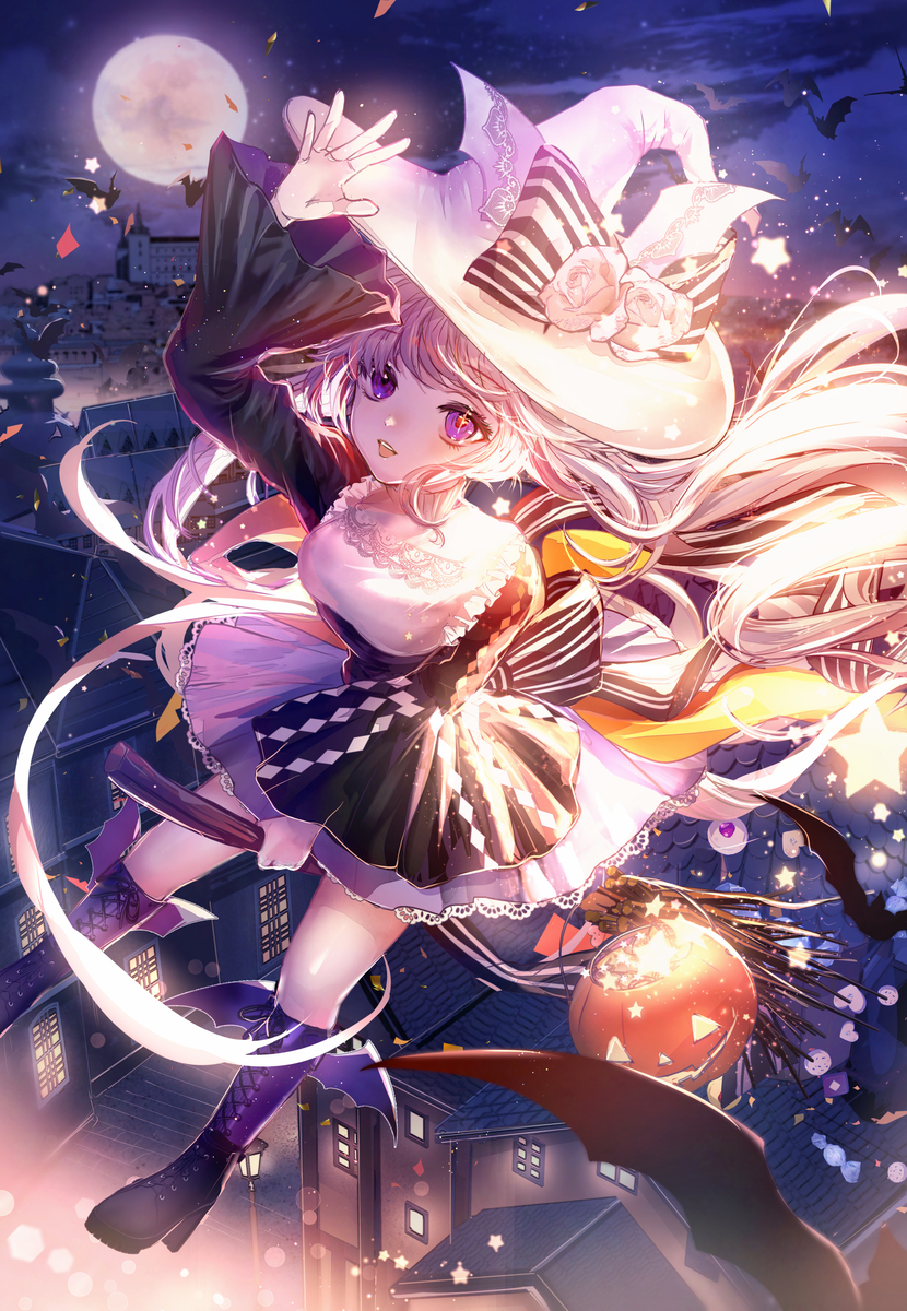 This is a pixiv picture whose title is happyhalloween🎃.