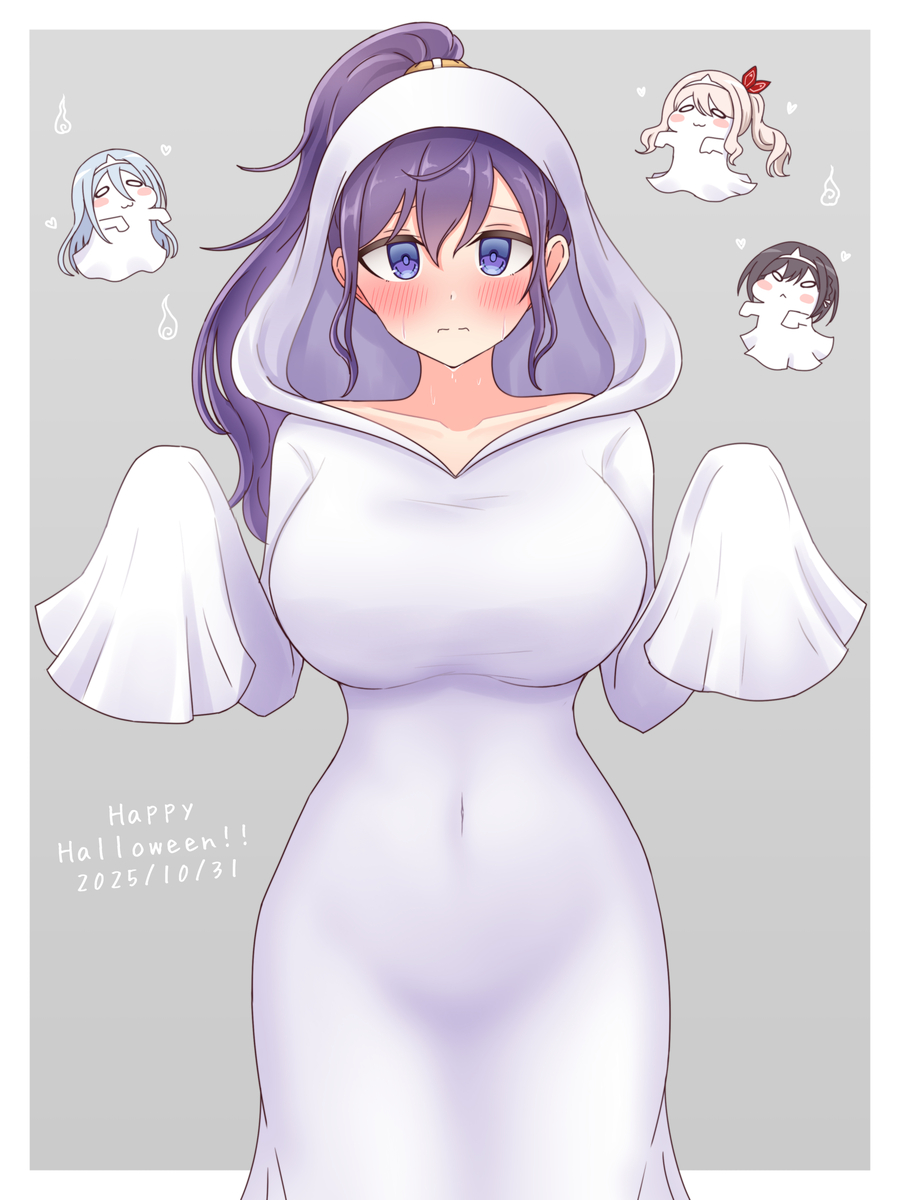 This is a pixiv picture whose title is はろうぃん.