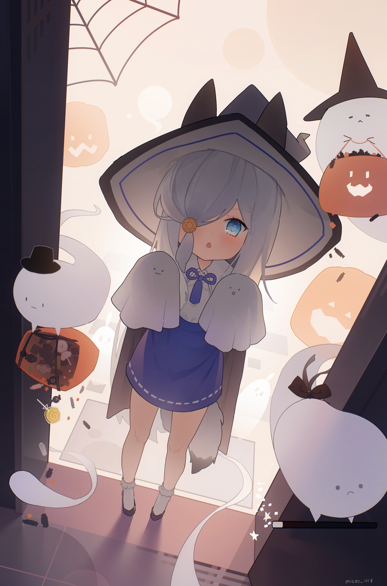 This is a pixiv picture whose title is 🎃.
