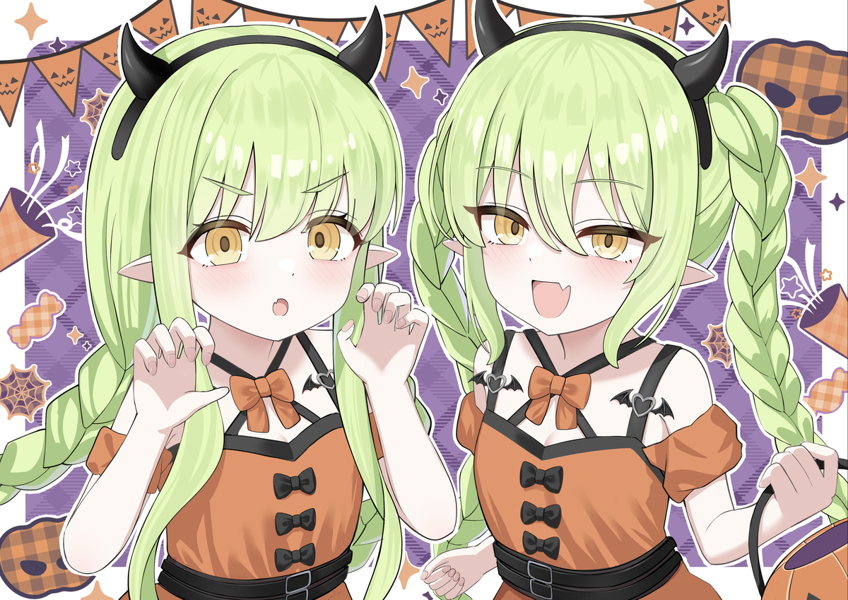This is a pixiv picture whose title is ハロウィンパーティー.