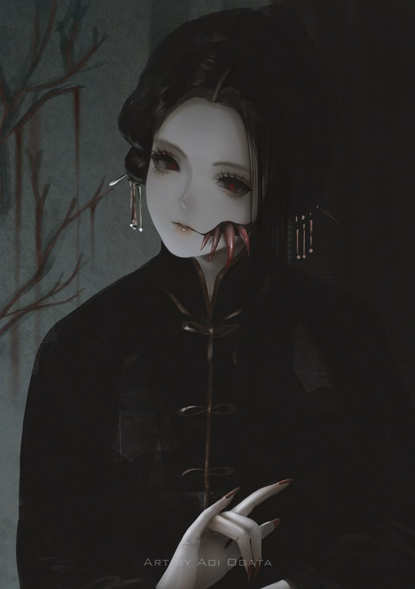 This is a pixiv picture whose title is centipede.