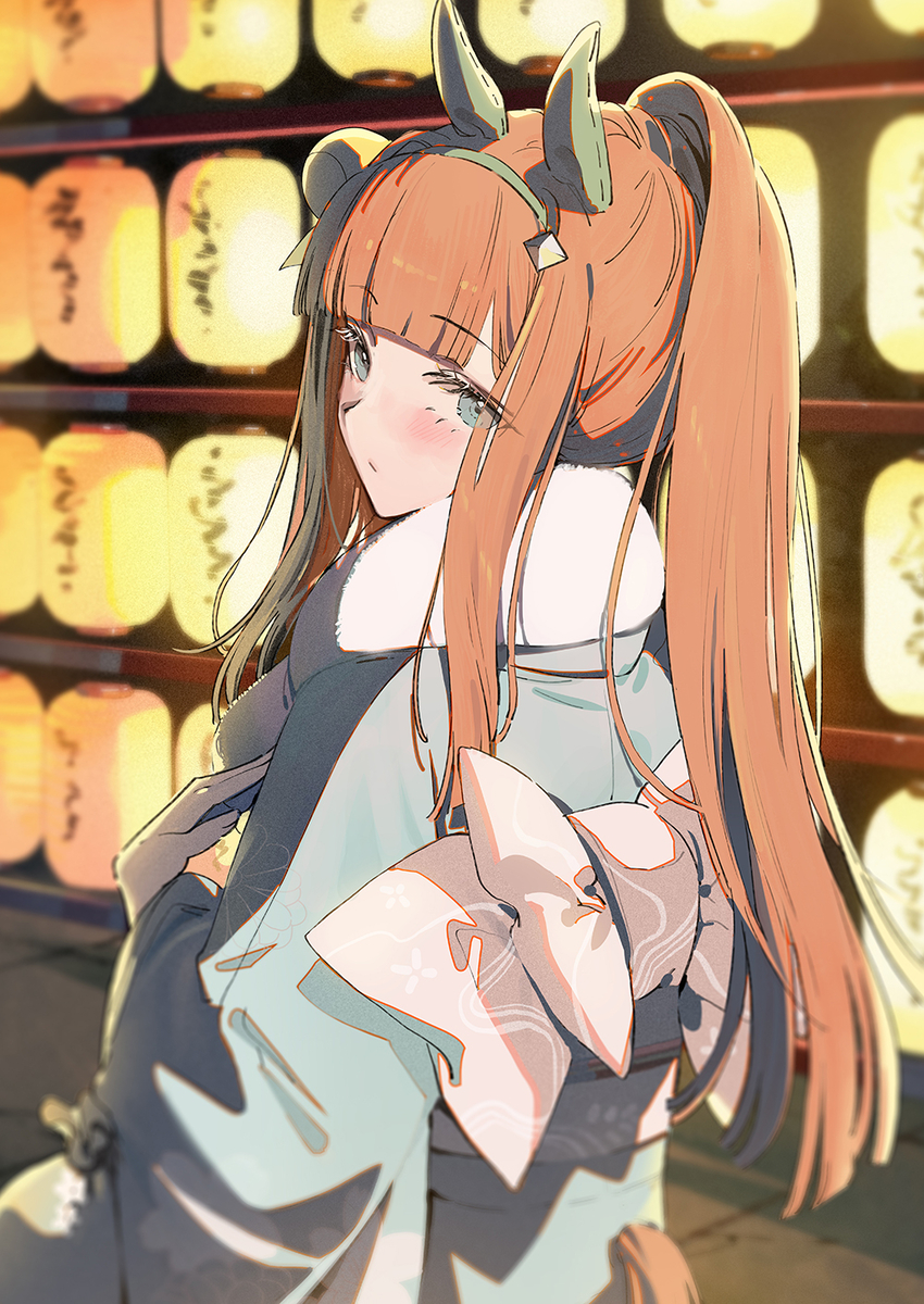 This is a pixiv picture whose title is サイレンススズカ.