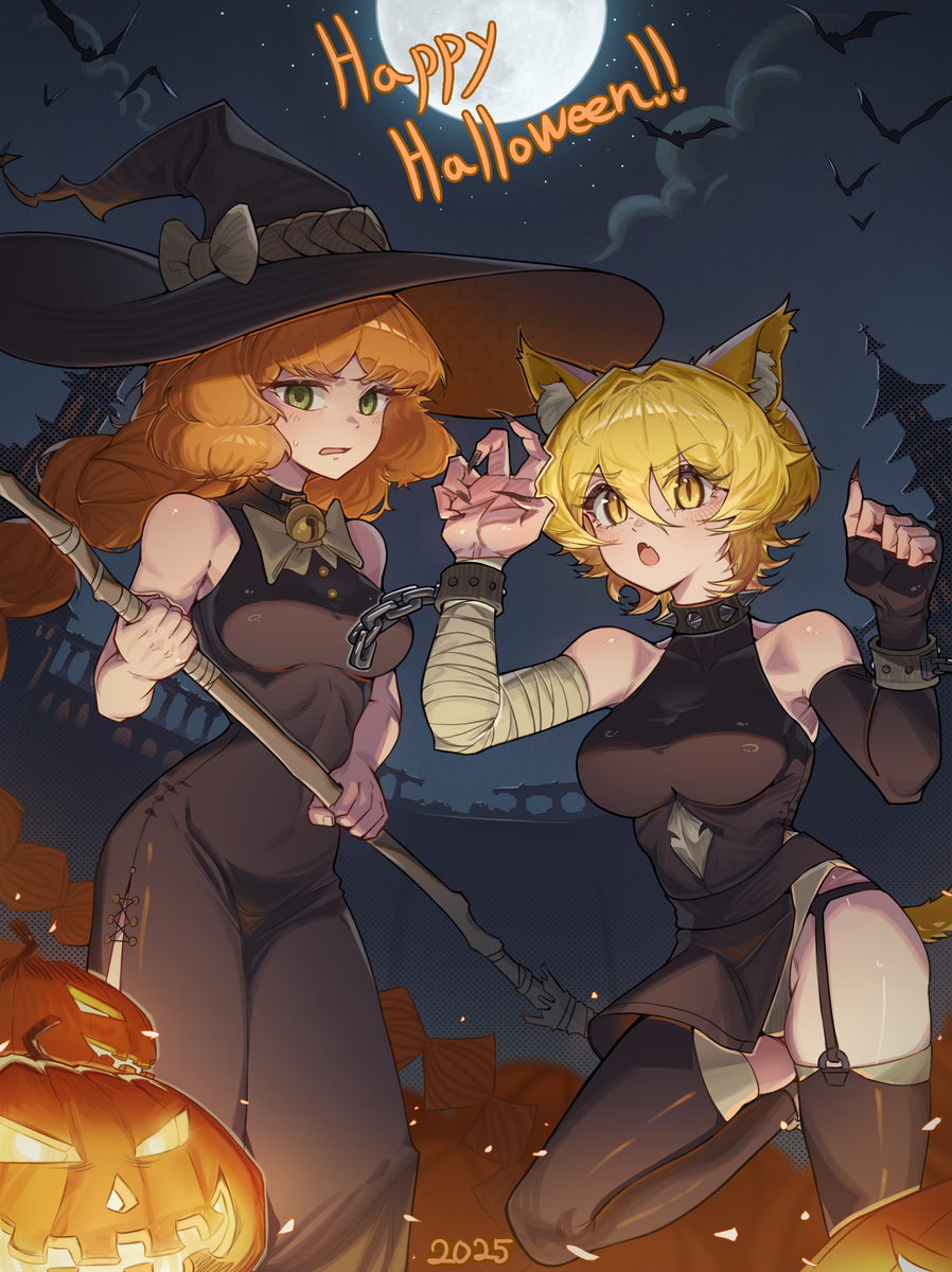 This is a pixiv picture whose title is ハロウィン イシュメール ドンキ.
