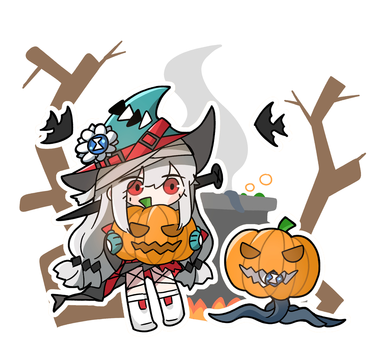 This is a pixiv picture whose title is 🎃🎃.